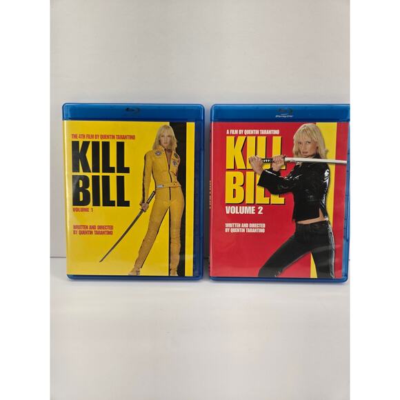 Kill Bill: Vol. 1/ Kill Bill: Vol. 2 (2-Pack) (PREVIOUSLY VIEWED Blu Ray Bundle) - Picture 1 of 3
